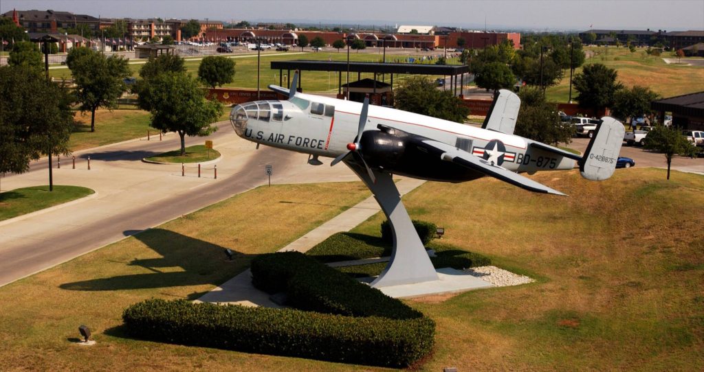 Entrance Gates Goodfellow Then and Now